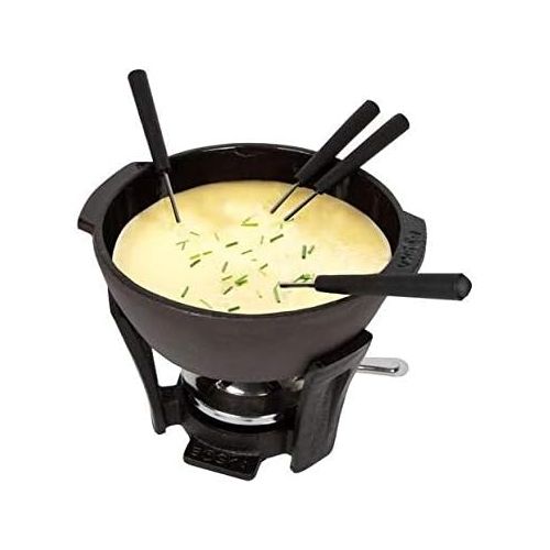  Boska Cheese Fondue Set Party Pro / Dinner for Two / 900 ml / Cast Iron / Black / 200 x 180 x 60 mm