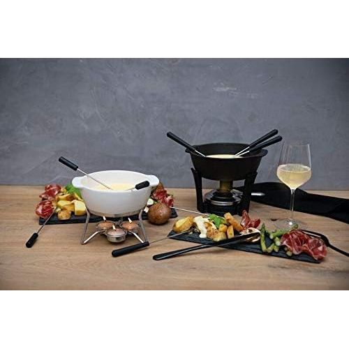  Boska Cheese Fondue Set Party Pro / Dinner for Two / 900 ml / Cast Iron / Black / 200 x 180 x 60 mm