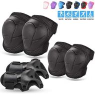 [아마존베스트]BOSONER Kids/Youth Knee Pad Elbow Pads Guards Protective Gear Set for Rollerblade Roller Skates Cycling BMX Bike Skateboard Inline Skatings Scooter Riding Sports