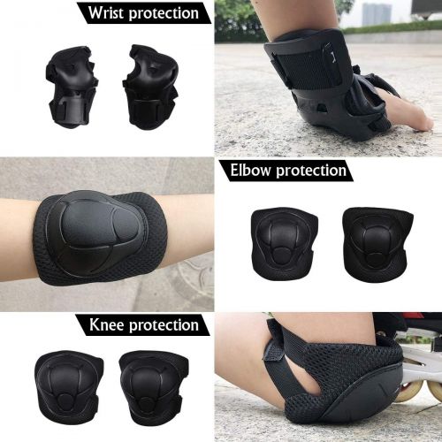  [아마존베스트]BOSONER Kids/Youth Knee Pad Elbow Pads Guards Protective Gear Set for Rollerblade Roller Skates Cycling BMX Bike Skateboard Inline Skatings Scooter Riding Sports