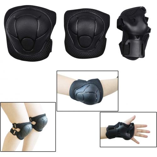  [아마존베스트]BOSONER Kids/Youth Knee Pad Elbow Pads Guards Protective Gear Set for Rollerblade Roller Skates Cycling BMX Bike Skateboard Inline Skatings Scooter Riding Sports