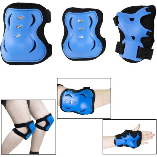  BOSONER Kids/Youth Knee Pad Elbow Pads Guards Protective Gear Set for Roller Skates Cycling BMX Bike Skateboard Inline Skatings Scooter Riding Sports