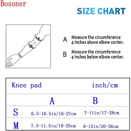  BOSONER Adult/Child Knee Pads Elbow Pads Guards Protective Gear Set for Cycling Bike Skateboarding Inline Roller Skating Bicycle Scooter, Wrist Guards Youth Kids Adults for Multi-Sports Ou