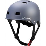 BOSONER Skateboard Bike Helmet,Multi-Sport Lightweight Adjustable Ventilation Helmet for Kids Youth Adult Bicycle Helmet,Impact Resistance Safety Helmet for BMX Inline Cycling Roller Skati