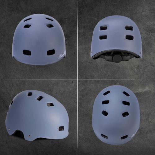  BOSONER Skateboard Bike Helmet,Multi-Sport Lightweight Adjustable Ventilation Helmet for Kids Youth Adult Bicycle Helmet,Impact Resistance Safety Helmet for BMX Inline Cycling Roller Skati
