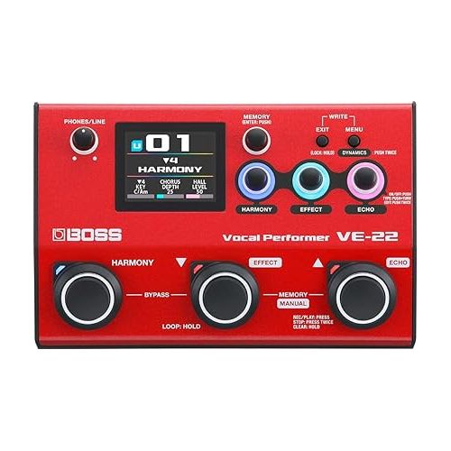  Boss VE-22 Vocal Effects and Looper Pedal