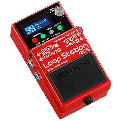  BOSS RC-5 Loop Station ? modern, compact looper with first-class sound quality, 99 phrase memories, 57 rhythms and optional MIDI control. Perfect for guitar, bass, electroacoustic