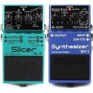 Boss SL-2 Slicer Audio Pattern Processor Pedal and Boss SY-1 Guitar Synthesizer Pedal