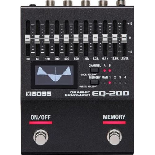  Boss EQ-200 Graphic Equalizer Pedal & DD-200 Digital Delay Pedal