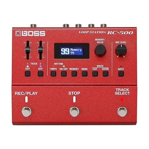  Boss RC-500 Loop Station Compact Phrase Recorder Pedal and Boss FS-6 Dual Foot Switch
