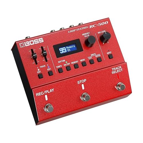  Boss RC-500 Loop Station Compact Phrase Recorder Pedal and Boss FS-6 Dual Foot Switch