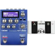 Boss SY-200 Guitar Synthesizer Pedal and Boss FS-6 Dual Foot Switch