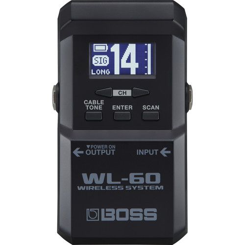  BOSS WL-60 2.4 GHz Wireless System for Electric Guitars and Basses