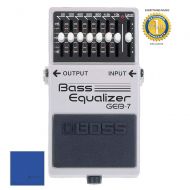 BOSS Boss GEB-7 7-Band Bass EQ Pedal with 1 Year Free Extended Warranty