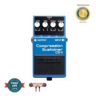 BOSS Boss CS-3 Compressor Sustainer Pedal includes Free Wireless Earbuds - Stereo Bluetooth In-ear and 1 Year Everything Music Extended Warranty