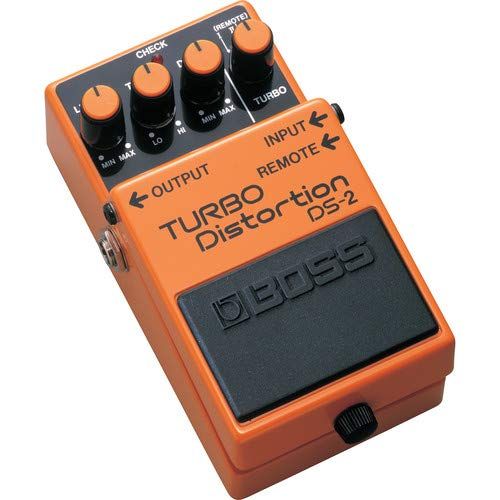  BOSS Boss DS-2 Turbo Distortion Pedal with PigHog PP9V Pig Power 9V DC 1000ma Power Supply