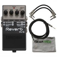 BOSS Boss RV-6 Digital Reverb Pedal w/Cloth and 3 Cables