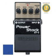 BOSS Boss ST-2 Power Stack Distortion Guitar Effects Pedal with 1 Year Free Extended Warranty