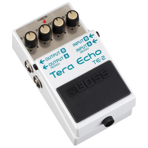  BOSS Boss TE-2 Tera Echo Effects Pedal w/4 Cables