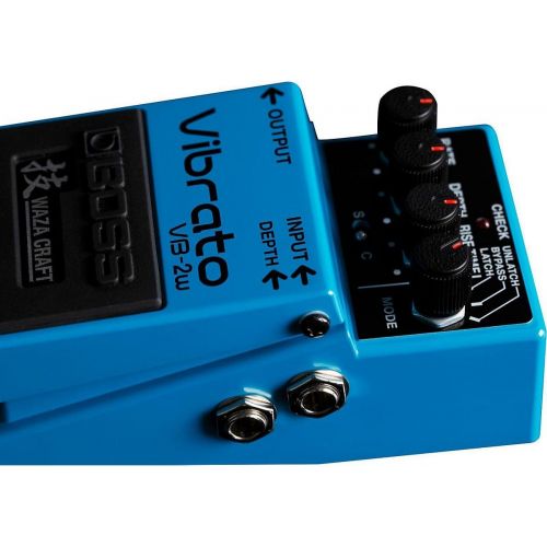  BOSS WAZA CRAFT Vibrato Guitar Pedal, Blue (VB-2W)