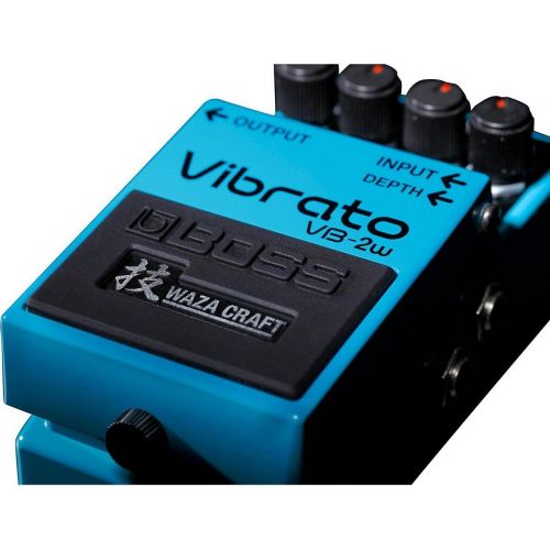  BOSS WAZA CRAFT Vibrato Guitar Pedal, Blue (VB-2W)