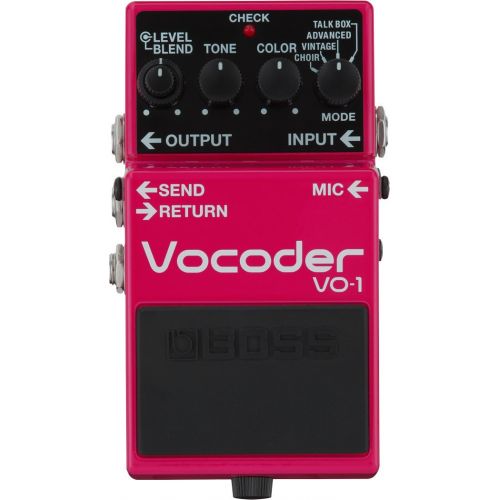  BOSS VO-1 Vocoder Effects Pedal with Microfiber and 1 Year Everything Music Extended Warranty
