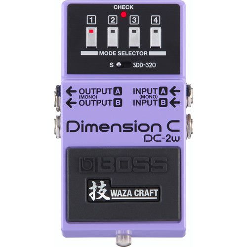  BOSS DC-2W Waza Dimension C Effects Pedal for Electric Guitarists