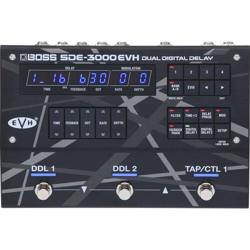  BOSS SDE-3000EVH Dual Digital Delay Effect Pedal