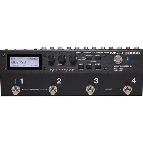  BOSS MS-3 Multi-Effects Switcher with Onboard Processing