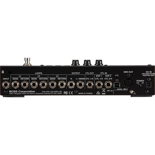  BOSS MS-3 Multi-Effects Switcher with Onboard Processing