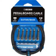 BOSS BCK-6 Solderless Pedalboard Cable Kit (6 Connectors, 6' Cable)