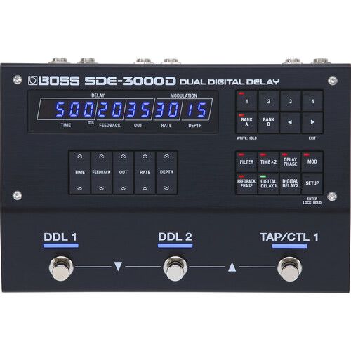  BOSS SDE-3000D Dual Digital Delay Effect Pedal