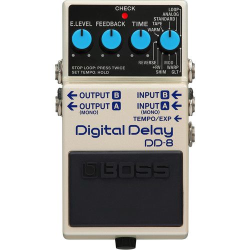  BOSS DD-8 Digital Delay Pedal for Electric Guitars