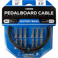 BOSS BCK-12 Solderless Pedalboard Cable Kit (12 Connectors, 12' Cable)
