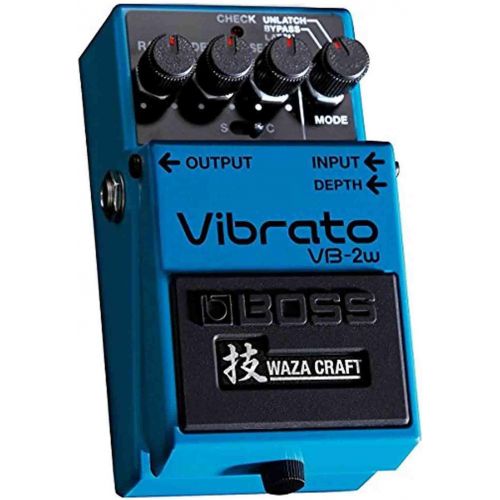  BOSS WAZA CRAFT Vibrato Guitar Pedal, Blue (VB-2W)