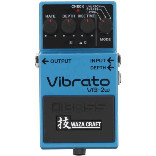  BOSS WAZA CRAFT Vibrato Guitar Pedal, Blue (VB-2W)