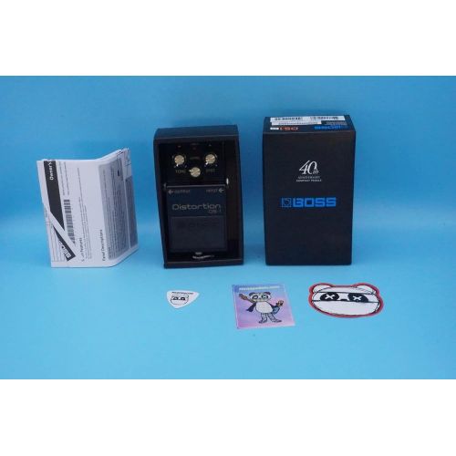  BOSS DS-1 Distortion Guitar Pedal, Black, 40th Anniversary Limited Edition