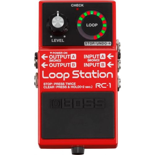  BOSS RC-3 Loop Station Bundle with Power Supply, Instrument Cable, Patch Cable, Picks, and Austin Bazaar Polishing Cloth