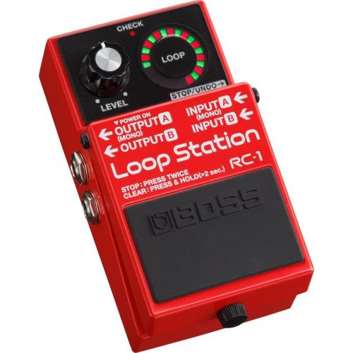  BOSS RC-3 Loop Station Bundle with Power Supply, Instrument Cable, Patch Cable, Picks, and Austin Bazaar Polishing Cloth