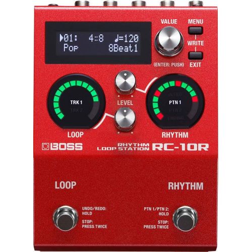  BOSS Guitar Looper Effects Pedal, Red (RC-10R)