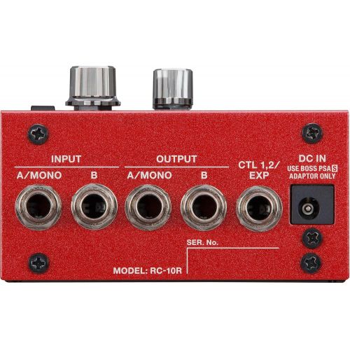  BOSS Guitar Looper Effects Pedal, Red (RC-10R)