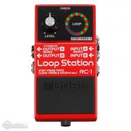 BOSS Audio Systems Boss RC1 Loop Station Stomp Box Effect Pedal w/ Patch Cables