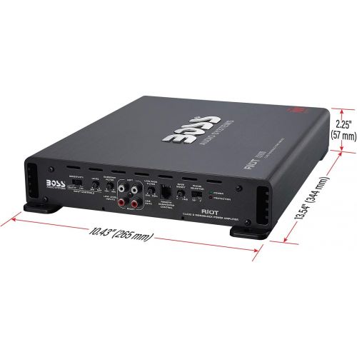  [아마존핫딜][아마존 핫딜] BOSS Audio Systems R3400D Class D Car Amplifier - 3400 Watts, 1 Ohm Stable, Digital, Monoblock, Mosfet Power Supply, Great for Subwoofers