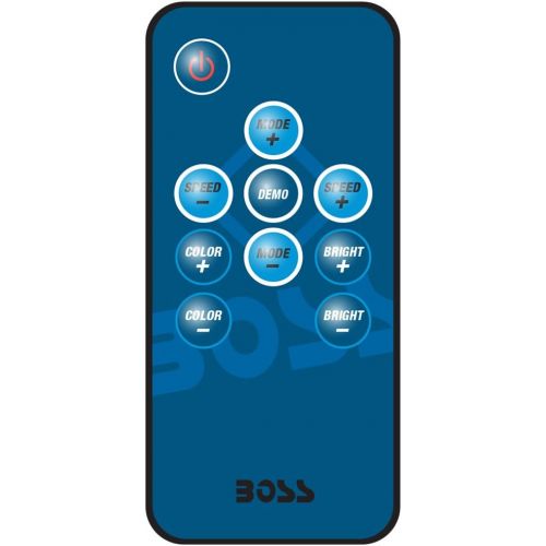  [아마존베스트]BOSS Audio Systems BOSS Audio MRGB65S 200 Watt (Per Pair), 6.5 Inch, Full Range, 2 Way Marine Speakers, (Sold In Pairs) Multi Color LED Illumination with Wireless Radio Frequency Remote