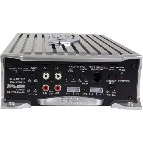  [아마존베스트]BOSS Audio Systems Boss Audio 1600 Watt 4 Channel Car Amplifier Power Audio with Remote | AR1600.4