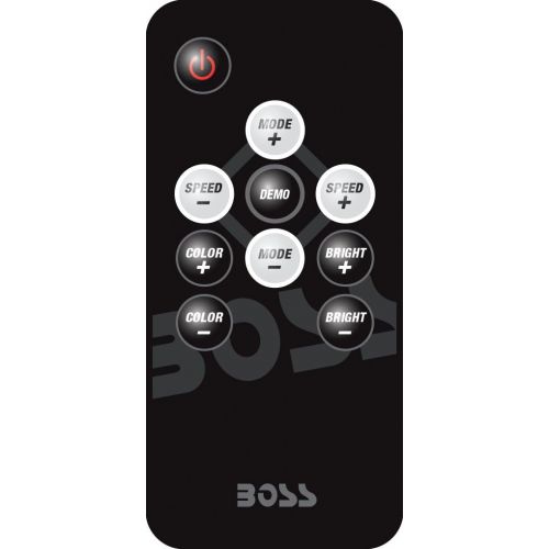  BOSS Audio Systems ATV30BRGB ATV UTV Weatherproof Sound System - 6.5 Inch Speakers, 1 Inch Tweeters, Built-in Amplifier, Bluetooth, Multi-Color Illumination, Easy Installation for