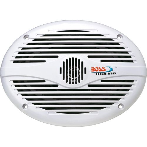  BOSS Audio Systems MR690 350 Watt Per Pair, 6 x 9 Inch , Full Range, 2 Way Weatherproof Marine Speakers Sold in Pairs