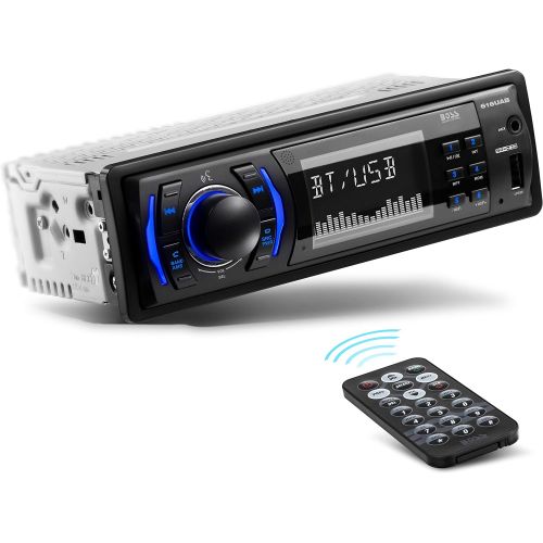  [아마존베스트]BOSS Audio Systems 616UAB Multimedia Car Stereo - Single Din LCD Bluetooth Audio and Hands-Free Calling, Built-in Microphone, MP3/USB, Aux-in, AM/FM Radio Receiver