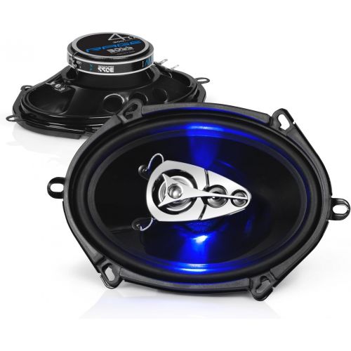  [아마존베스트]BOSS Audio Systems BE5768 Car Speakers - 300 Watts of Power Per Pair and 150 Watts Each, 5 x 7 Inch, Full Range, 3 Way, Sold in Pairs, Easy Mounting