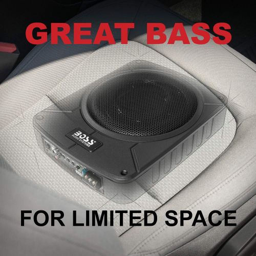  [아마존베스트]BOSS Audio Systems BAB10 Amplified Car Subwoofer - 1200 Watts Max Power, Low Profile, 10 Inch Subwoofer, Remote Subwoofer Control, Great for Vehicles That Need Bass But Have Limite